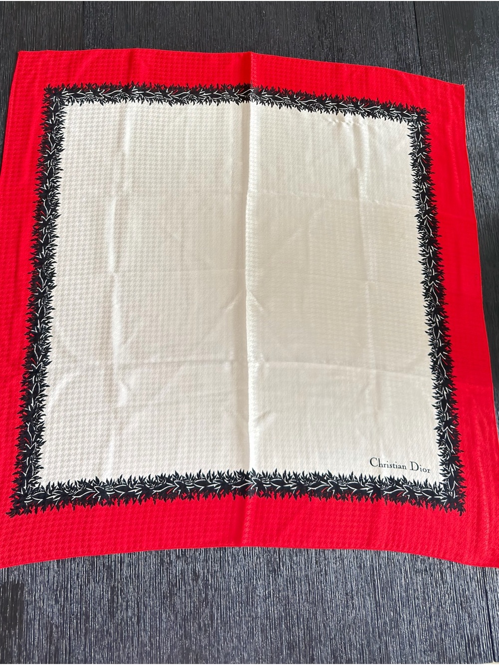 Dior Red, Cream and Black Decorative Bedding Accent